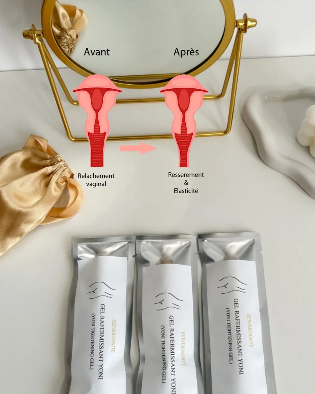 3 gels de serrage + 1 bâton de serrage offert 🎁